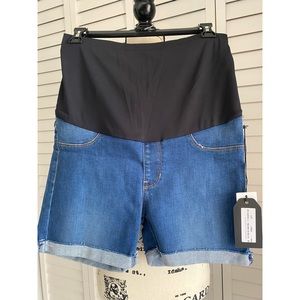 Just Black Denim Maternity Shorts